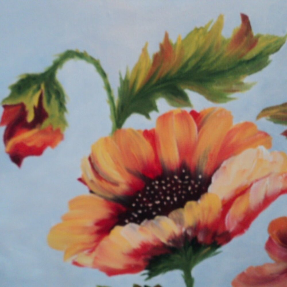 vintage oil/acrylic painting~signed - Picture 4 of 10